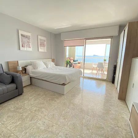 شقة Levante Sea View 10d - Primera Linea Playa بينايدورم